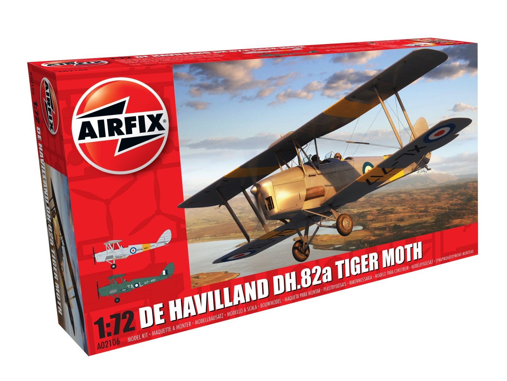 Airfix Bausatz de Havilland Tiger Moth - A02106A