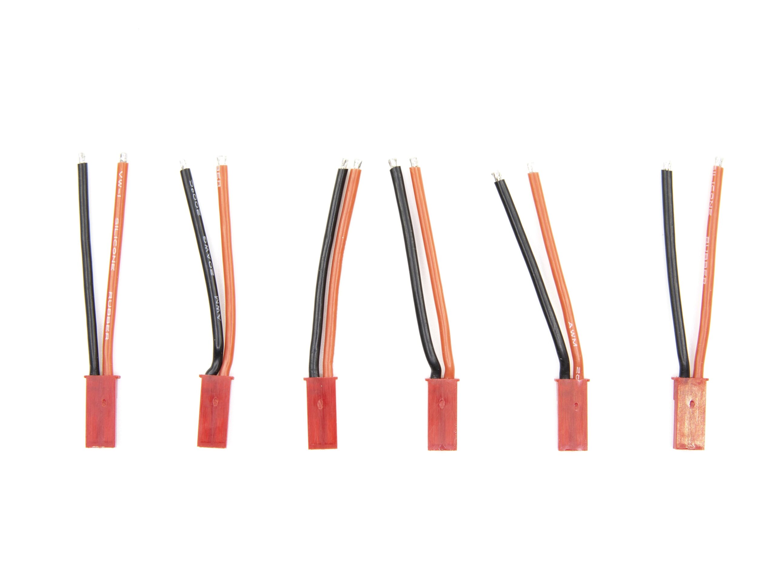 Anschlusskabel 20AWG - JST Stecker - JST Stecksystem - 6er Set