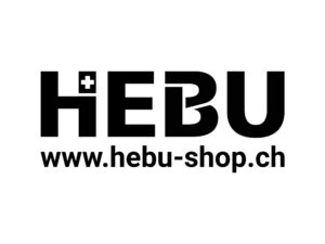 Aufkleber Sticker - HEBU monochrom schwarz - 28cm - konturgeschnitten