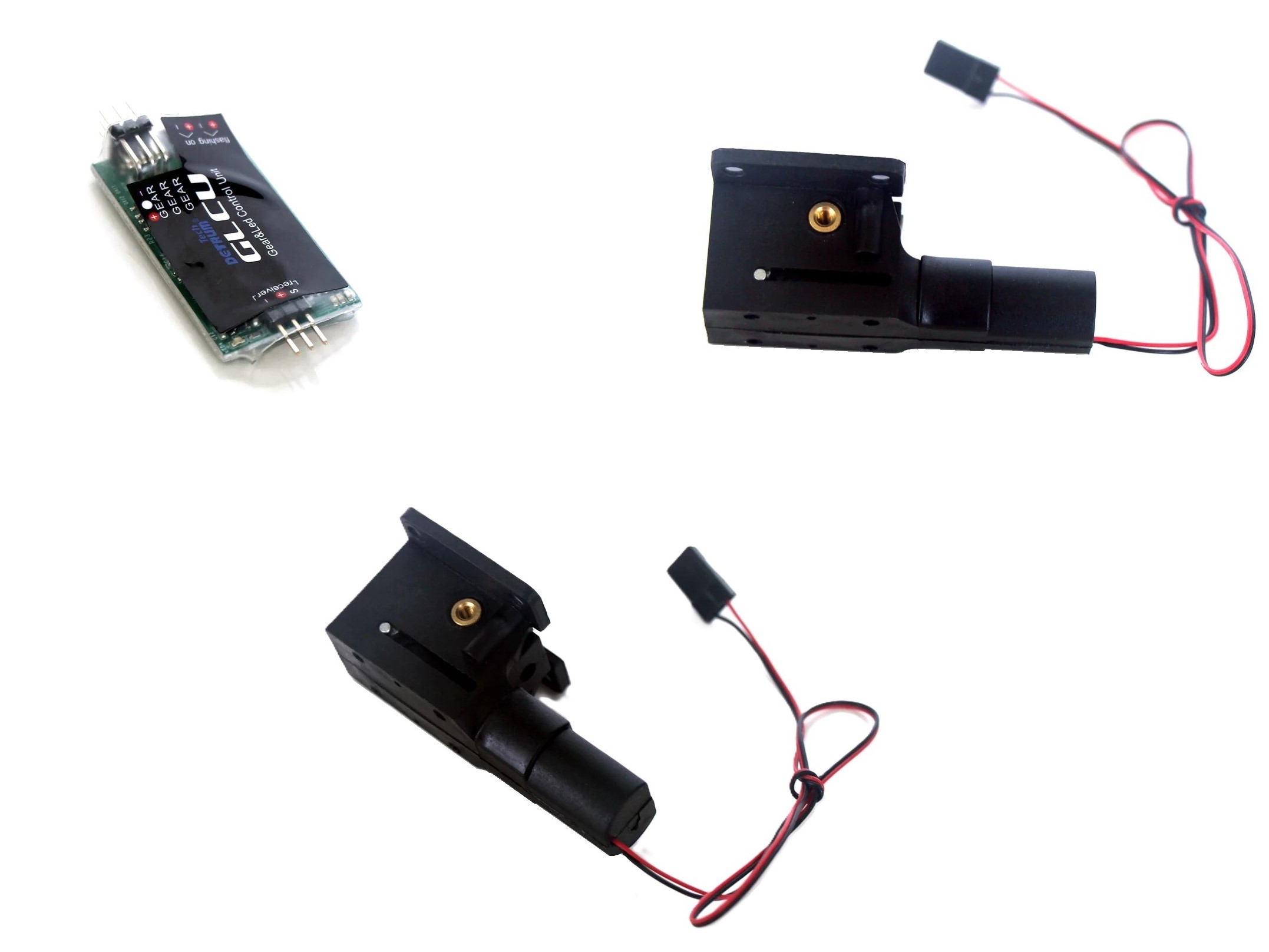 Set Einziehfahrwerks-Modul V3, 4.1mm - 90 Grad mit GLCU - Dynam DY-1172