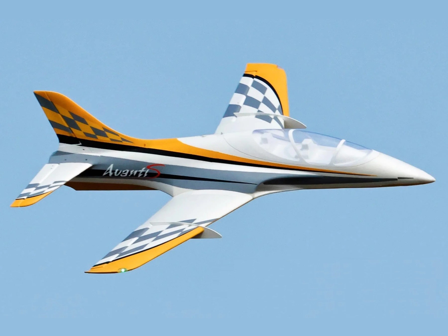 Avanti S V2 - yellow - 80mm Impeller-Jet, Spw 1236mm, 6S PNP-Set, Freewing – Bild 2