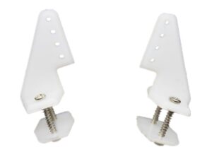 Ruderhorn Set - 15 x 20mm - Schraube M2x12 - 5er Set
