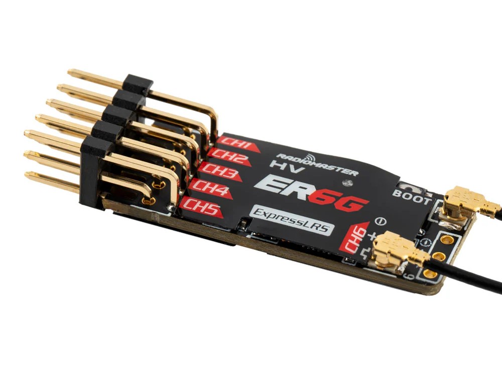 RadioMaster ER6-G 2.4GHz ELRS PWM 6 Kanal Empfänger – Bild 2
