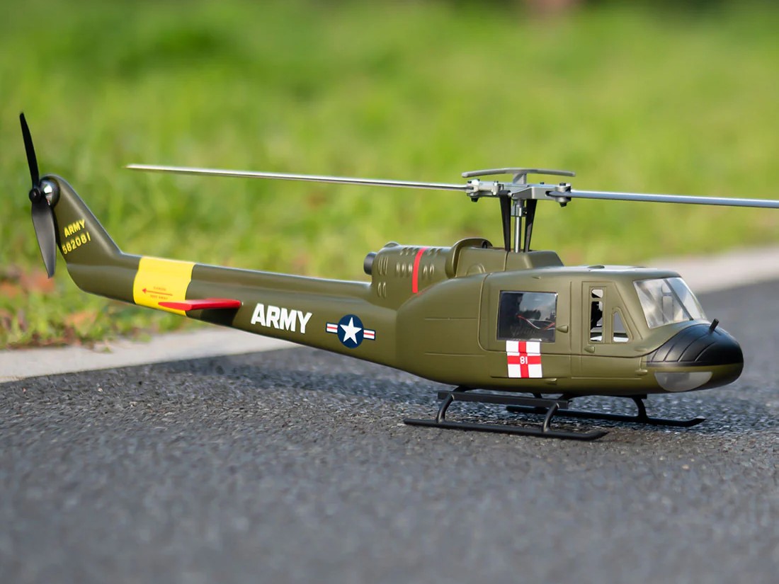 FLY WING UH-1 Huey - Smart Scale Helikopter - ACE - GPS RTF-Set – Bild 3
