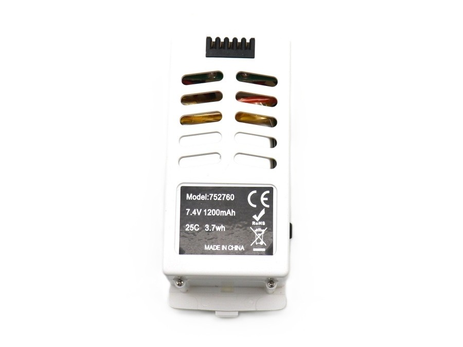 Akku LiPo 2S - 7.4V 1200mAh zu Bell 206 Jet Ranger - Airwolf