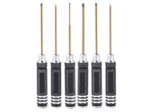 Werkzeug-Set - Profi Schraubenzieher, Inbus lang - 6er Set bis 5.0mm