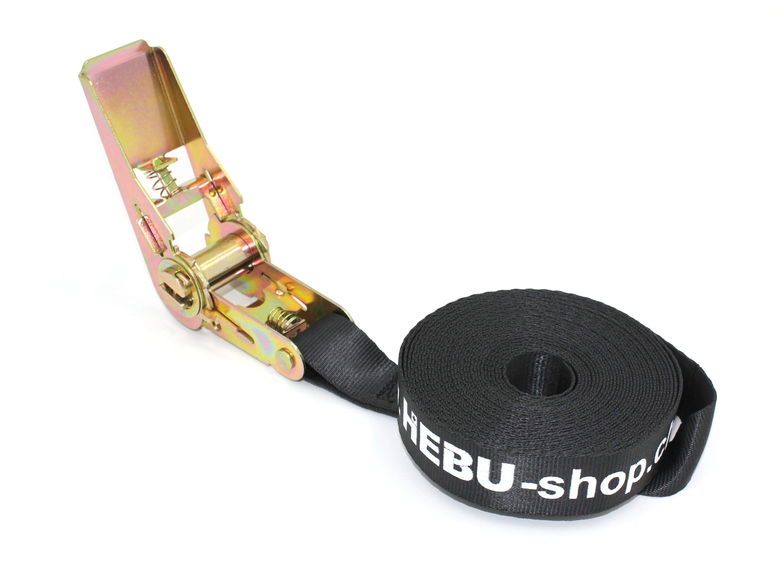 Spanngurt 25mm mit Ratsche - 10 Meter - zur Sturmsicherung von Zelten – Bild 4