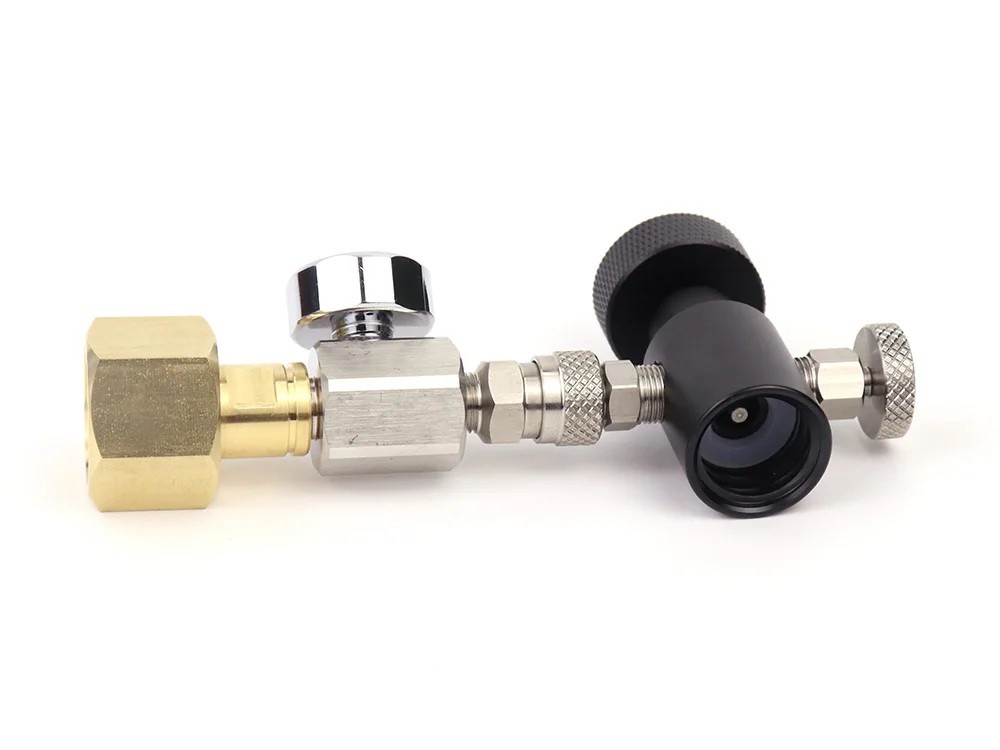Sodastream Adapter mit Manometer zum Nachfüllen ab Co2 Flasche – Bild 2