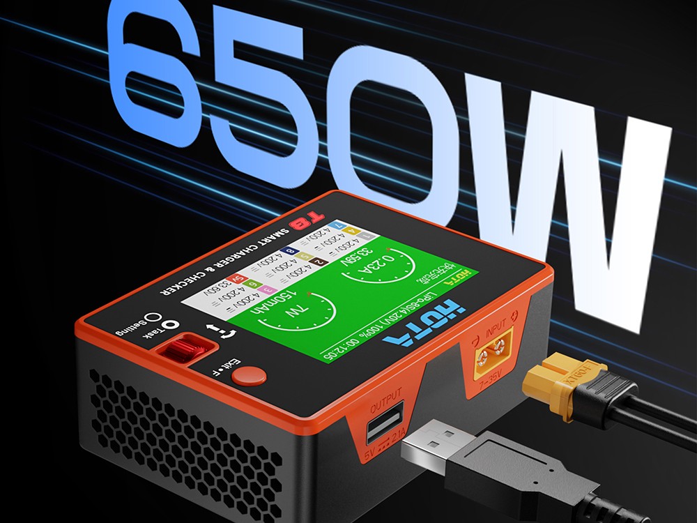 HOTA T8 Ladegerät - 650W - 22A - 1-8S – Bild 5