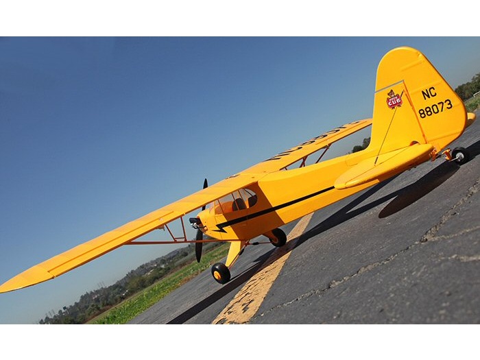 Piper J-3 Cub, Spw 1400mm, PNP-Set von AF-Model – Bild 6