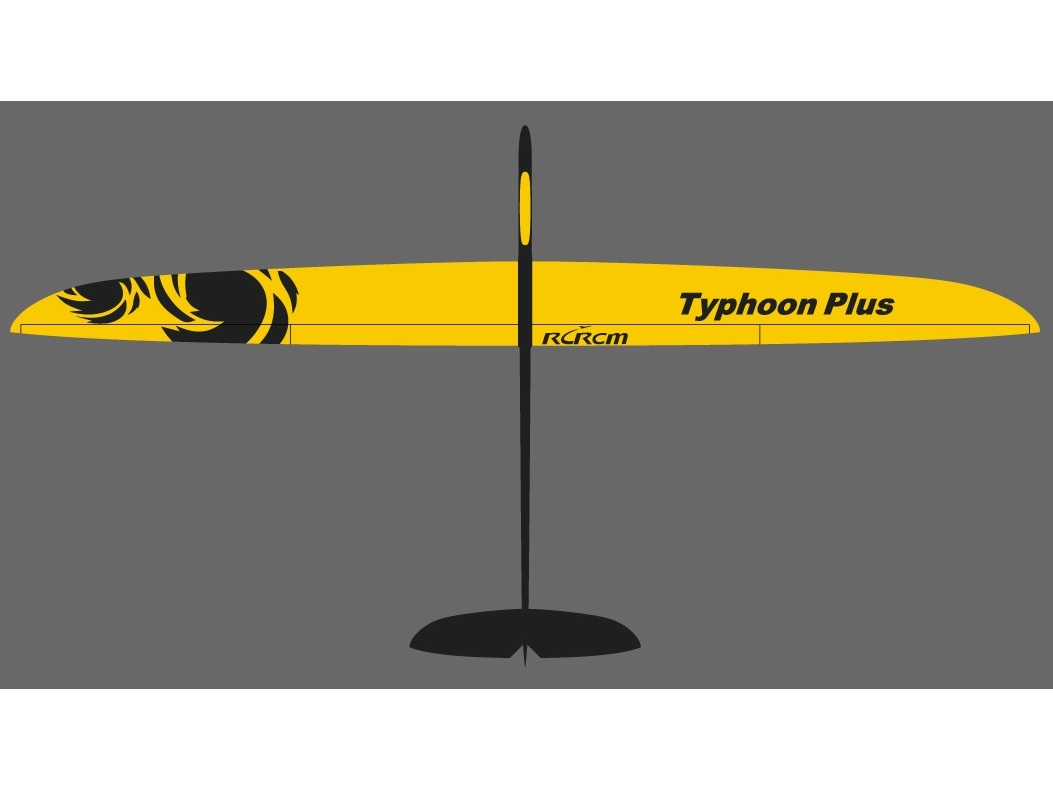 Voll CFK Segler Typhoon PLUS - Spw 2900mm - RCRCM