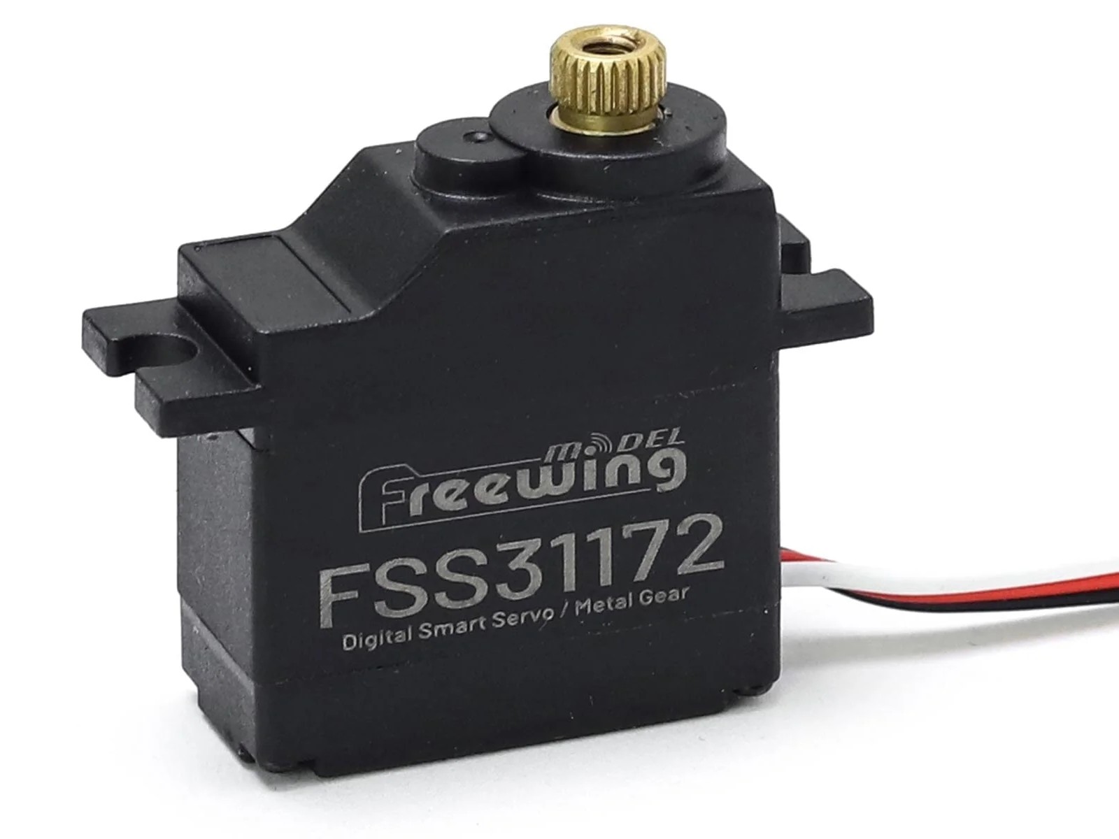 Servo 17 Gramm mit Metallgetriebe, digital, 200mm Kabel - Freewing - FSS31172-200