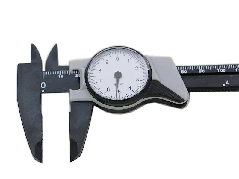 Analoge Schieblehre 150mm Kunststoff Auflösung 0.1mm – Bild 3