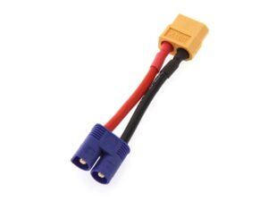 Adapter - Ladekabel EC3 männlich auf XT60 weiblich - 8cm