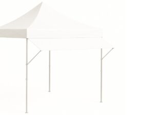 Vordach 3m - Regenschutz & Sonnenschutz - HEBU-Tent Faltzelt PRO weiss
