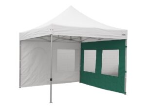 Seitenwand PRO / DELUXE 3m grün mit Fenster