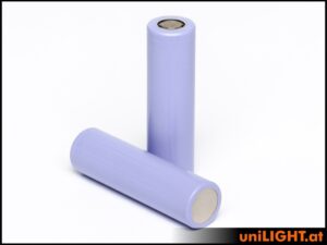uniLIGHT Li-Ion Zelle 18650 - 2500mAh, 30A - 2er-Set