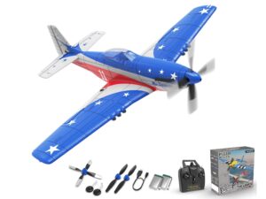 P-51D Mustang Miss America, Spw 400mm, RTF Komplett Set mit Gyro von Volantex
