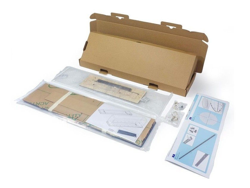 Real-Kit Standmodell: Zeppelin Hindenburg, Länge 540mm KIT-Bausatz aus Acryl – Bild 2