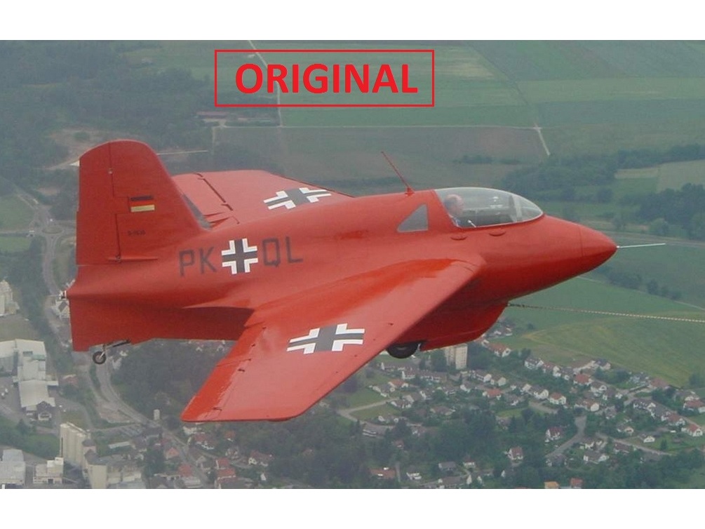Messerschmitt ME163, Spw 1540mm, ARF-Modell von CYModel