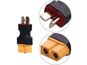 Adapter Stecker T-Plug männlich auf XT60 weiblich - 2 Stück