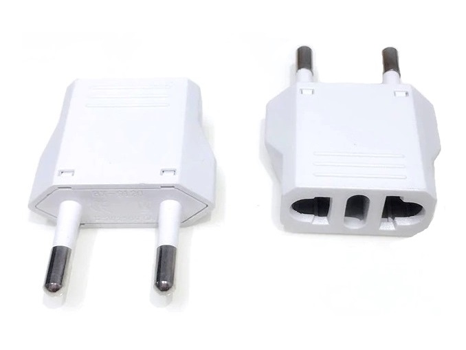 Netzstecker-Adapter für von US auf Euro-Stecker / CH-kompatibel