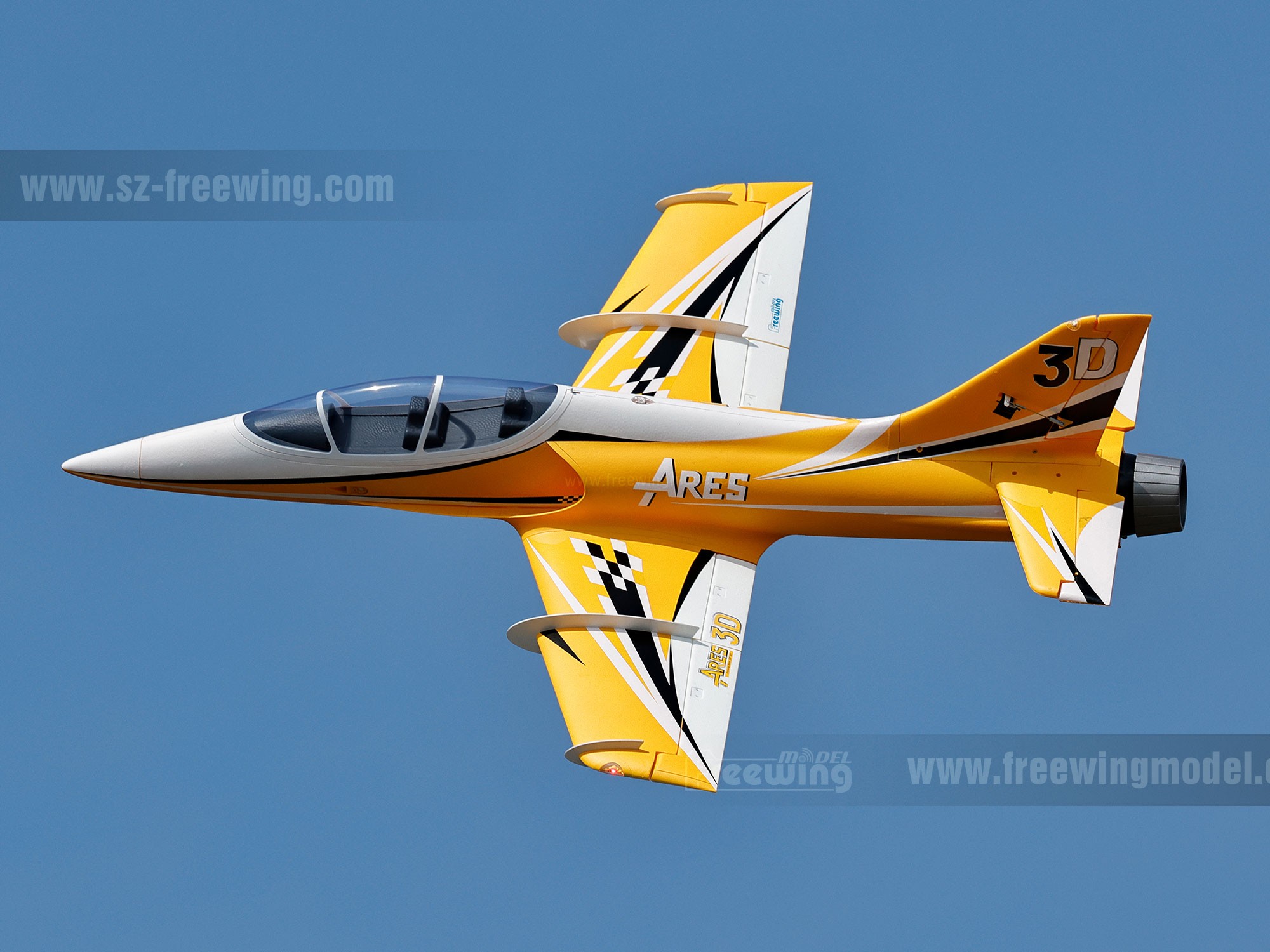 Freewing Ares 3D - 90mm EDF Sport Jet - Spw 1156mm - 6S PNP-Set mit Gyro - FJ32321PG