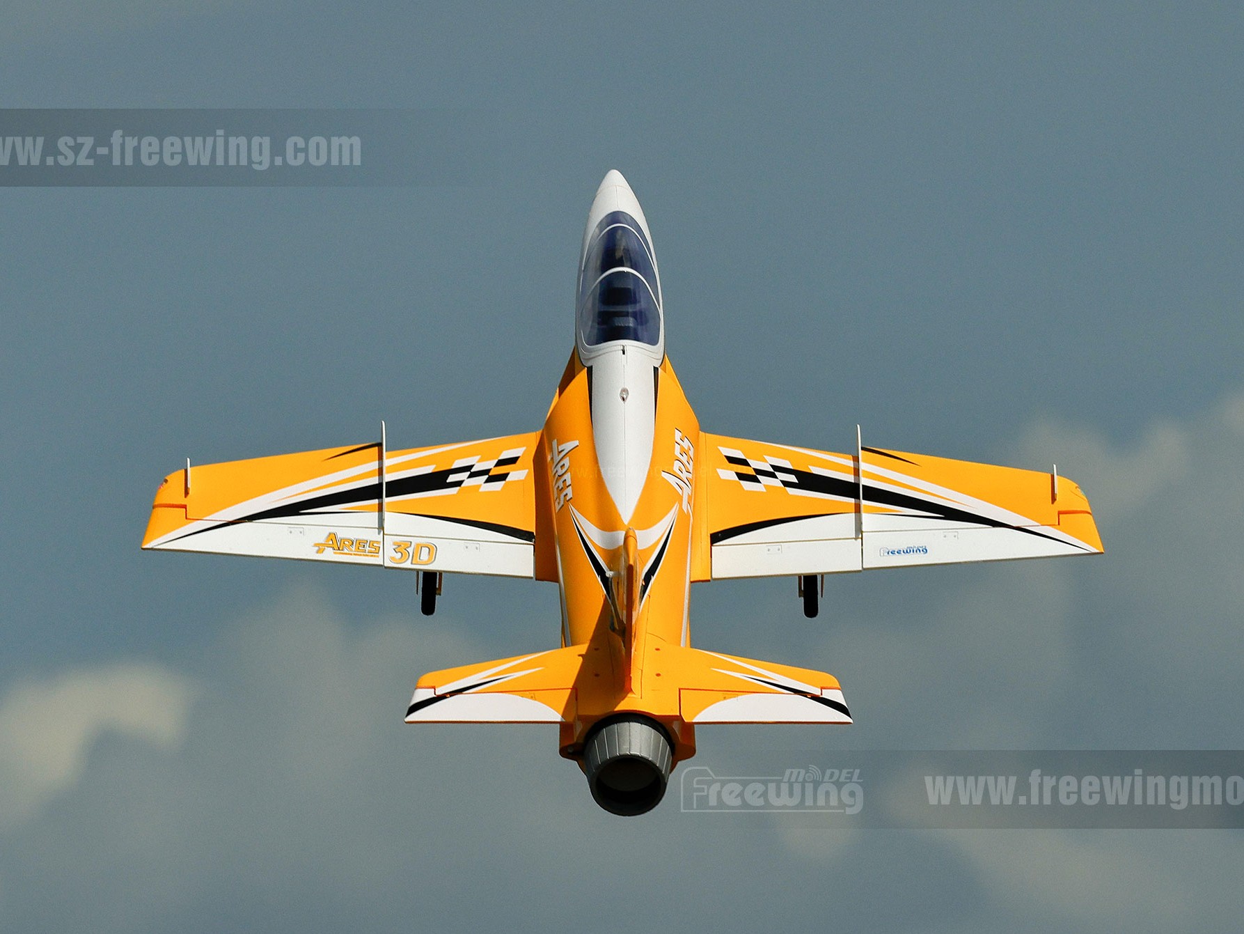 Freewing Ares 3D - 90mm EDF Sport Jet - Spw 1156mm - 6S PNP-Set mit Gyro - FJ32321PG – Bild 4