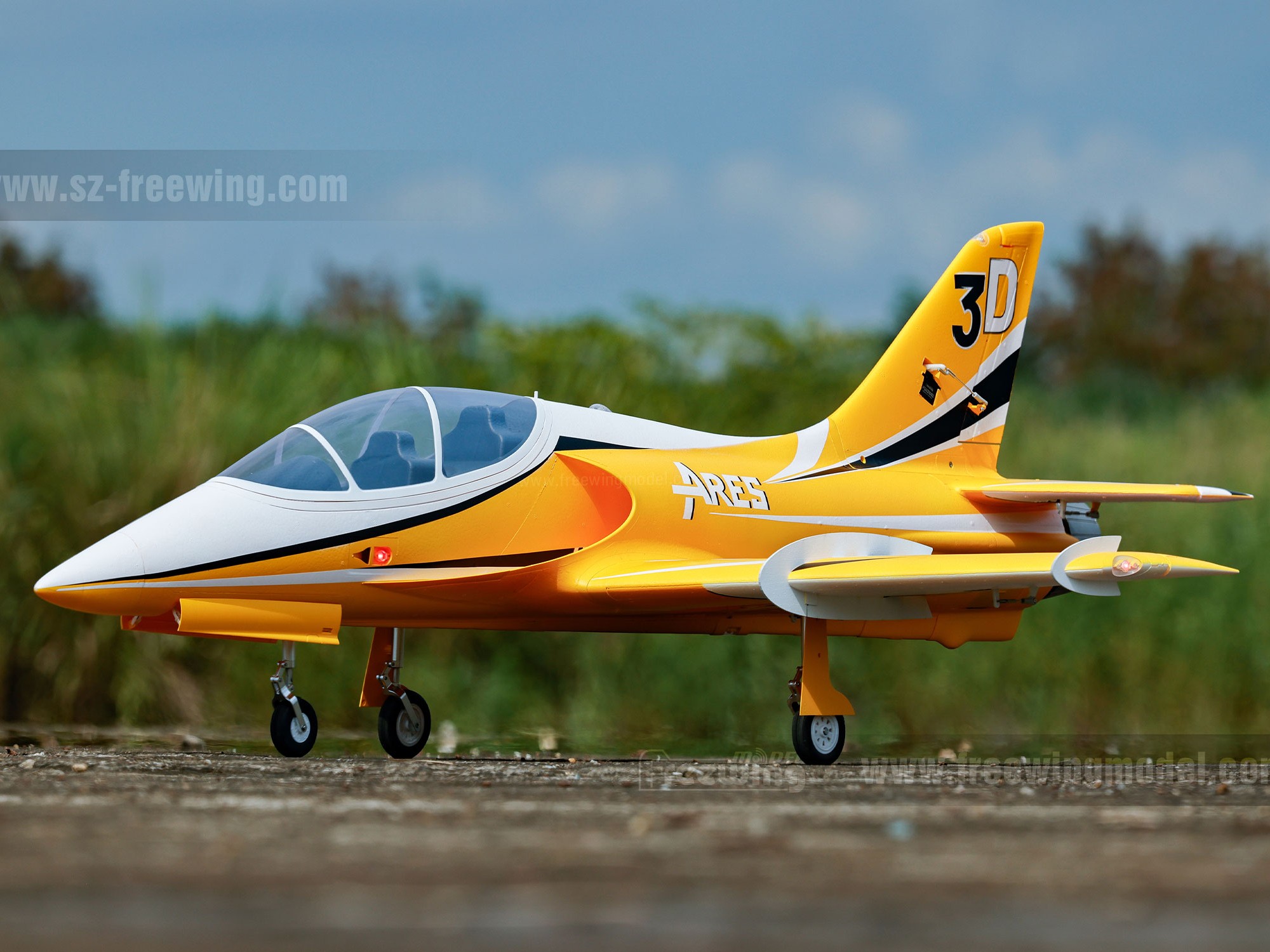 Freewing Ares 3D - 90mm EDF Sport Jet - Spw 1156mm - 6S PNP-Set mit Gyro - FJ32321PG – Bild 5