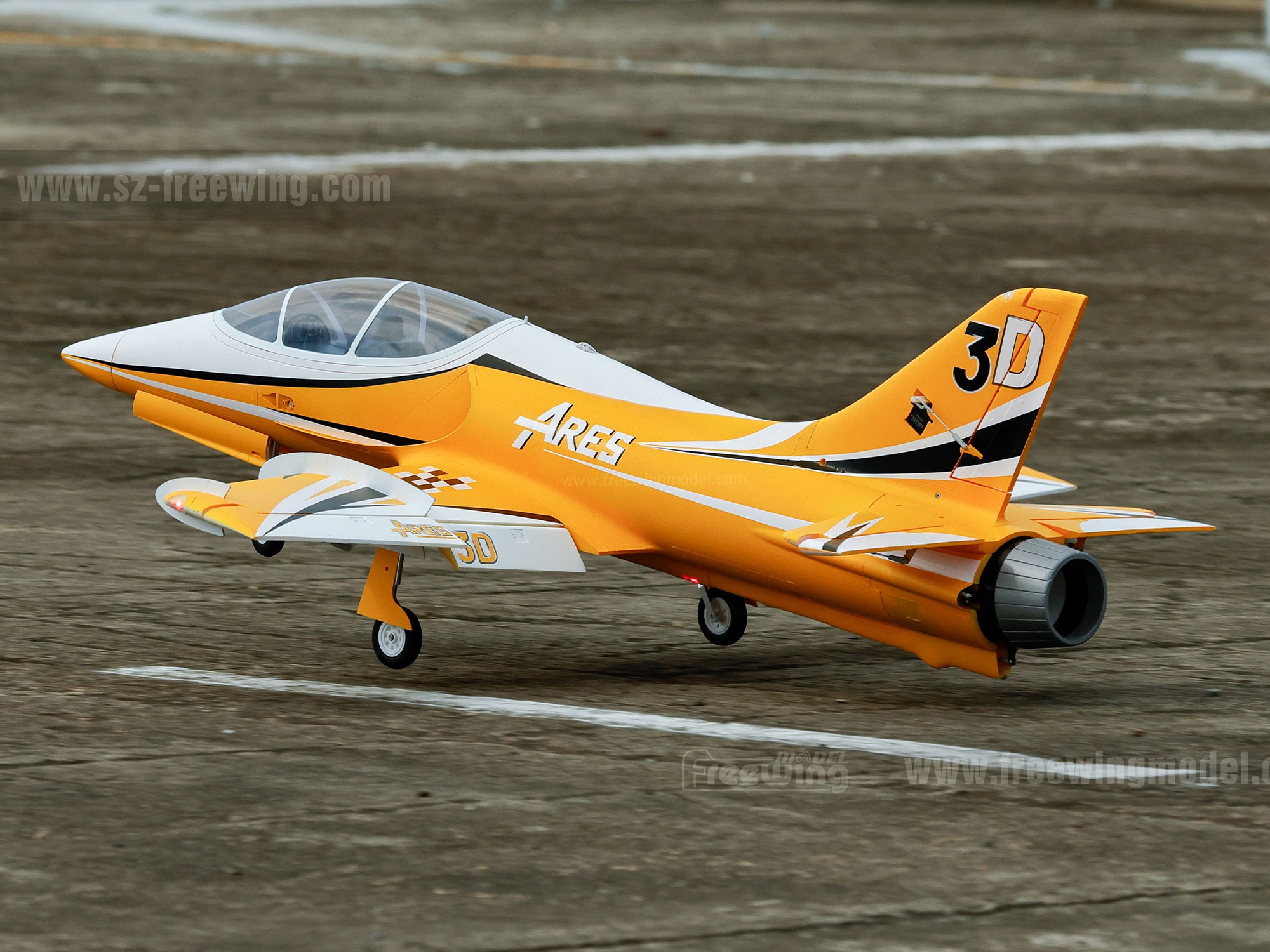 Freewing Ares 3D - 90mm EDF Sport Jet - Spw 1156mm - 6S PNP-Set mit Gyro - FJ32321PG – Bild 6