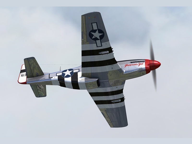Full Composite P-51-D Mustang Glamorous Gal 100ccm 2440mm, ARF CYModel – Bild 2