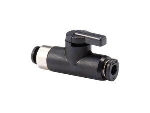 Absperrventil Schnellverbinder BVU6-4 - 6mm auf 4mm (wie System Festo)