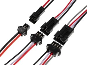 Anschlusskabel JST-SM 2.54 3-Pin - männlich - weiblich - 10cm - 4er-Set