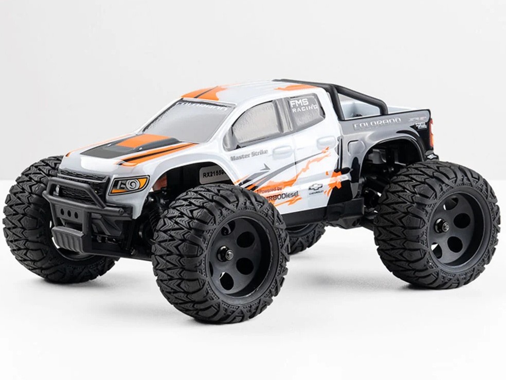 FMS - FMT24 Chevrolet Colorado Monster Truck - 1:24 - RTR Set - FMS12421BDRTRWH – Bild 2