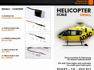uniLIGHT HELISCALE-Small Beleuchtungsset - SET HELISCALE S3