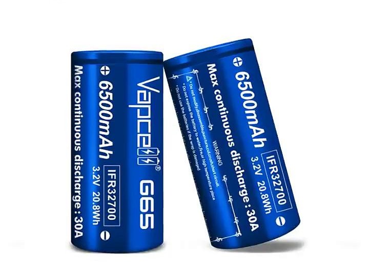 Vapcell LiFePo Akku 32700 G65 3.2V 6500mAh 30A – Bild 2