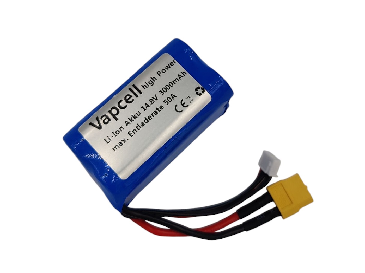Vapcell Li-Ion Akku High Power 18650 - 4S / 14.8V, 3000mAh 50A - XT60 – Bild 3