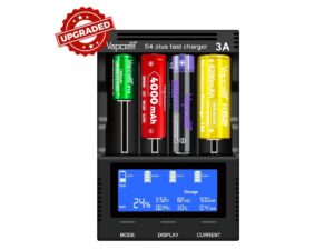 Vapcell S4 plus Ladegerät V3 - Li-Ion / Ni-Mh - 4x 3A