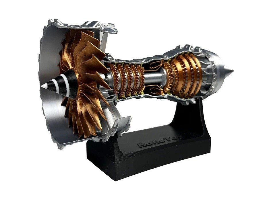 TR-900-2 - Rolls-Royce Trent 900 Strahltriebwerk - Bausatz mit Antrieb – Bild 3