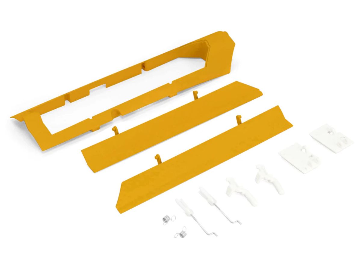 Bug-Fahrwerksklappen zu Avanti S V2 - gelb, Spw 1236mm, Freewing FJ21215091