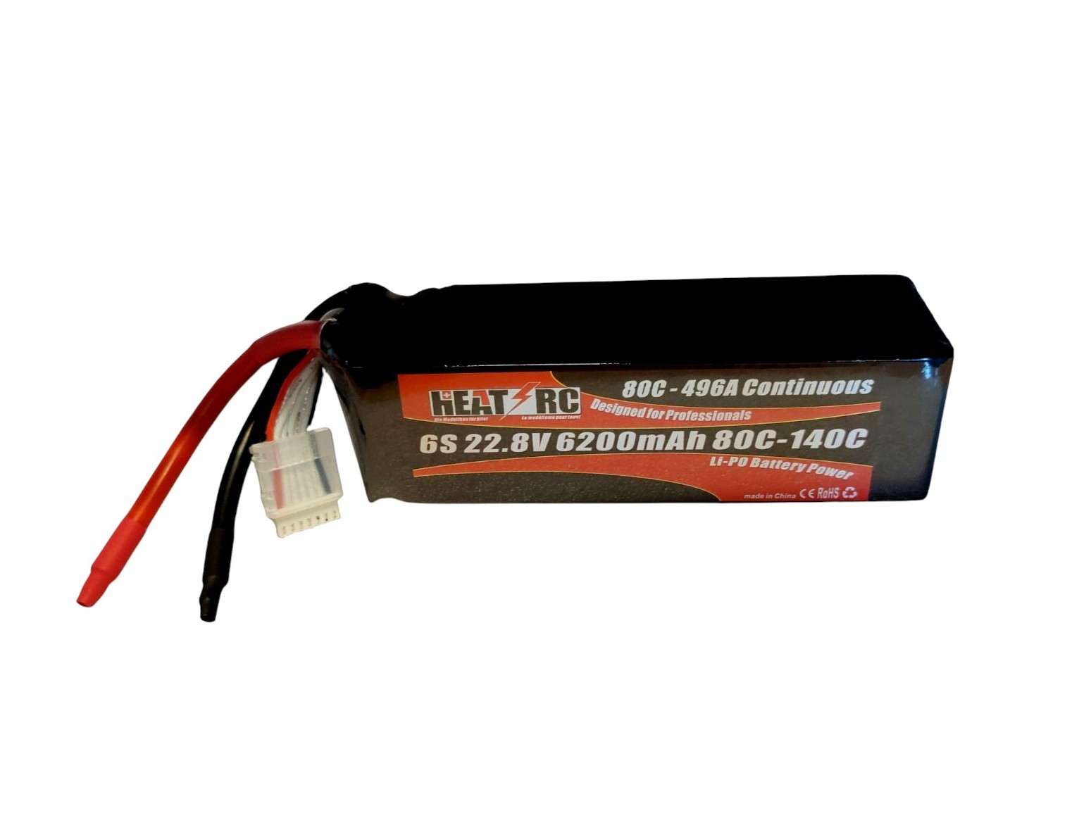 HEAT-RC, HV LiPo Akku 6S / 22.8V, 6200mAh 80C HV – Bild 2