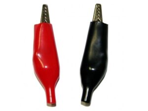 Krokodilklemmen rot und schwarz - 5er-Set