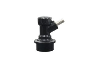 Premium Ball-Lock Anschluss Trennkupplung Barb (Schwarz - Flüssigkeit)
