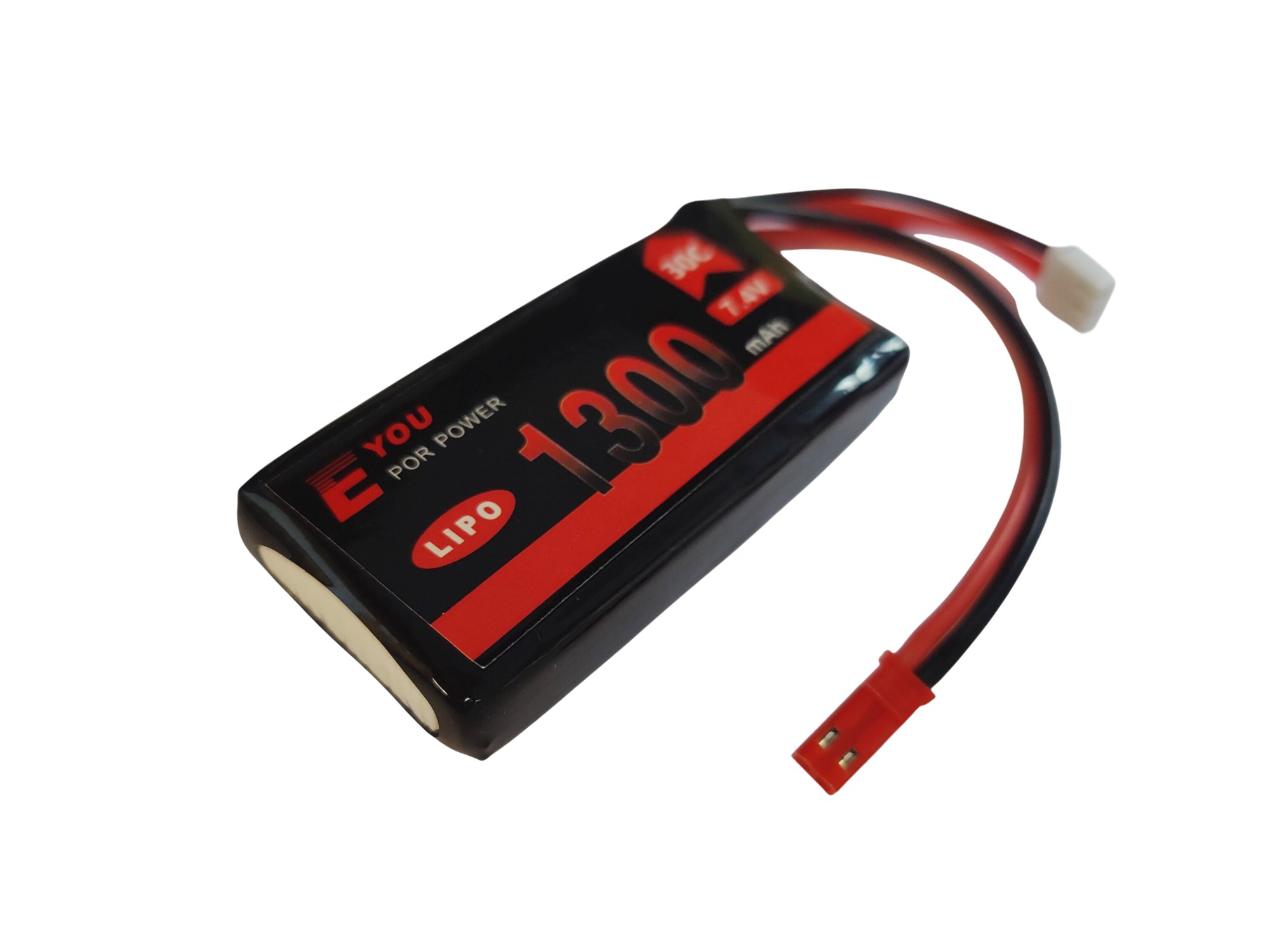 EYOU - LiPo Akku 2S / 7.4V, 1300mAh, 30C - JST – Bild 2