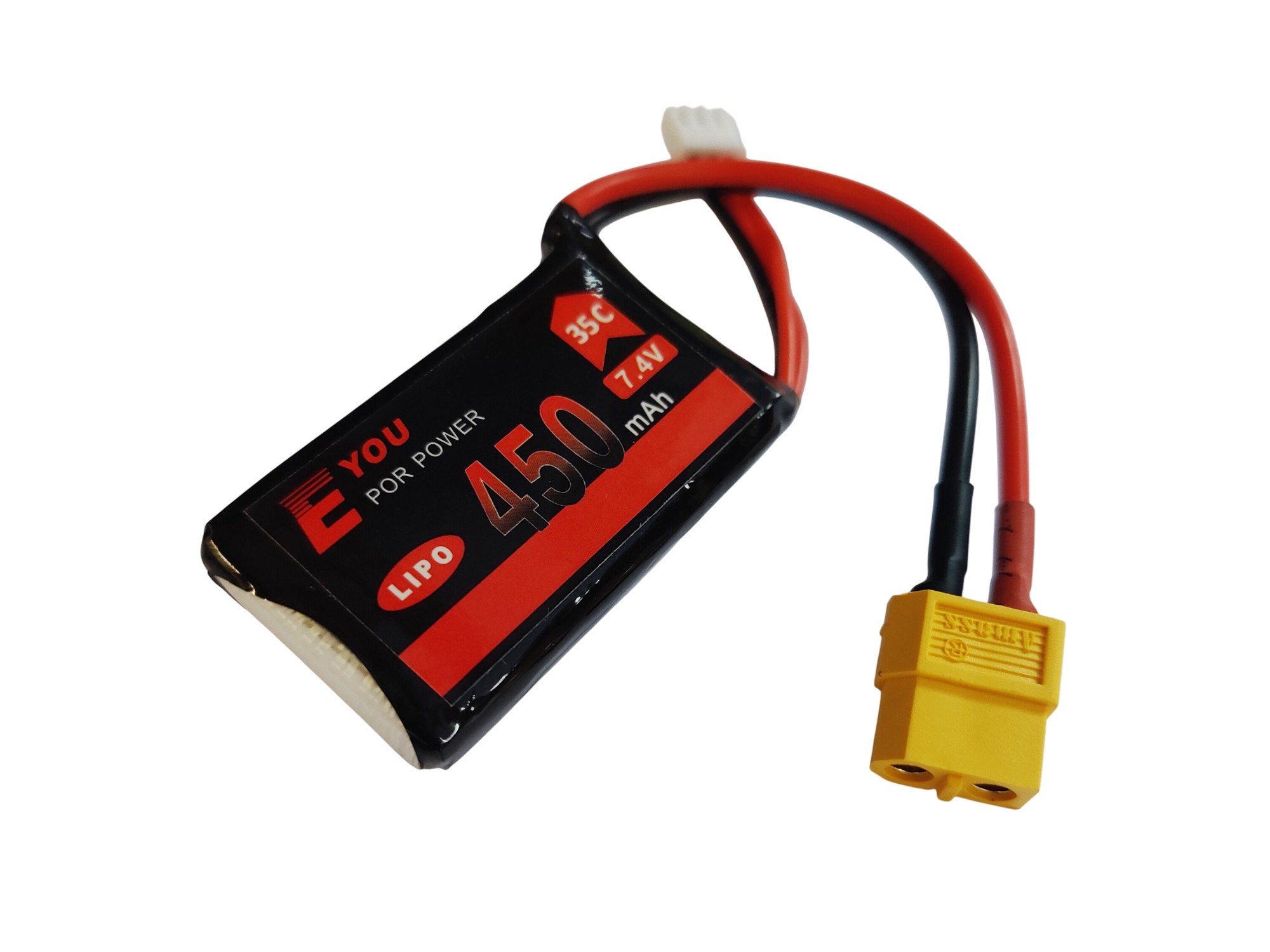 EYOU - LiPo Akku 2S / 7.4V, 450mAh, 35C - XT60 – Bild 2