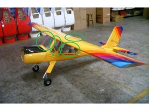 Scheiben Set zu PZL Wilga 100ccm, 3000mm, Skysun