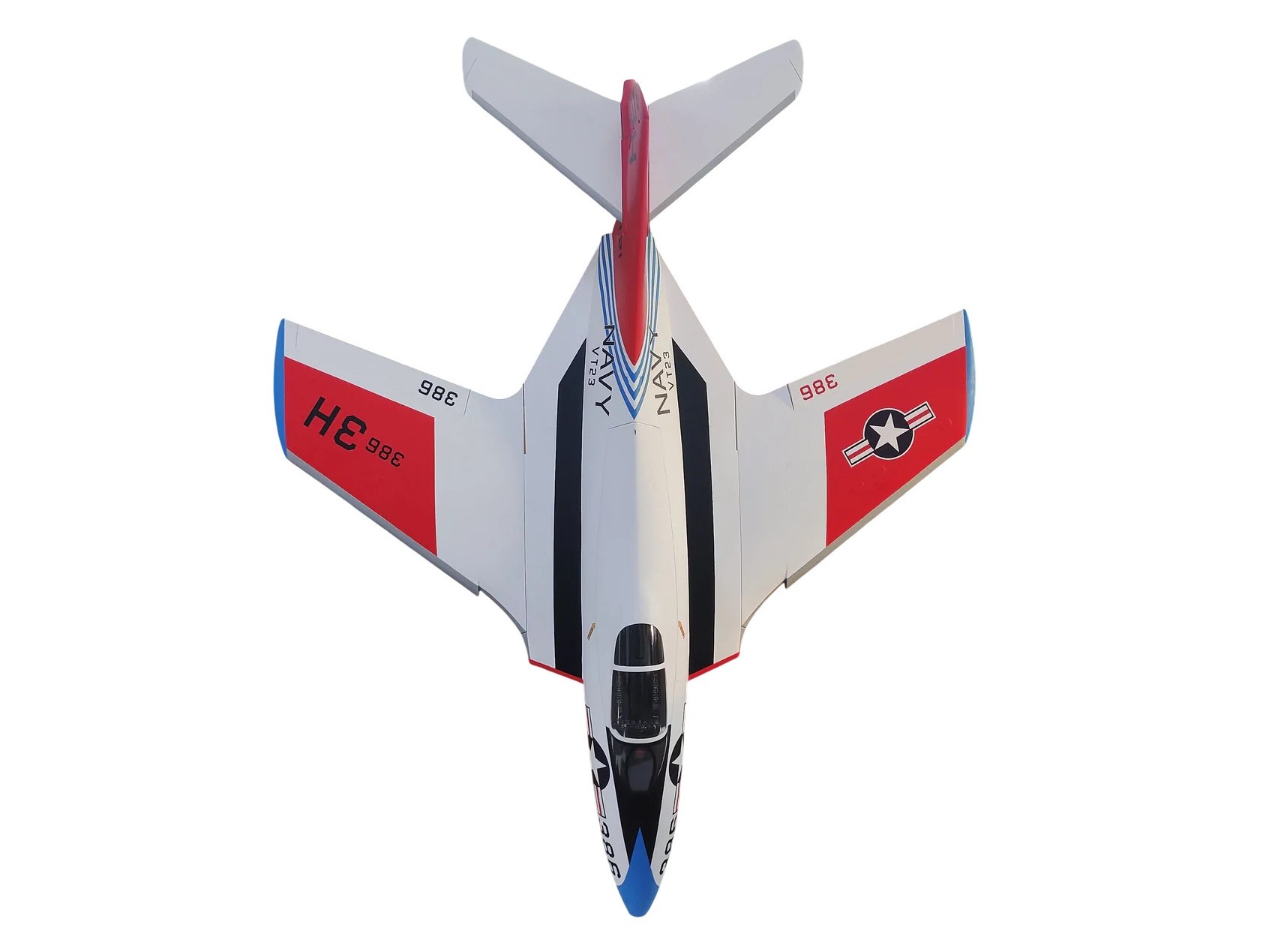 TopRC Model F9F Cougar - US Navy VT-23 - Full Composite Turbinen Jet, ARF-Set – Bild 5