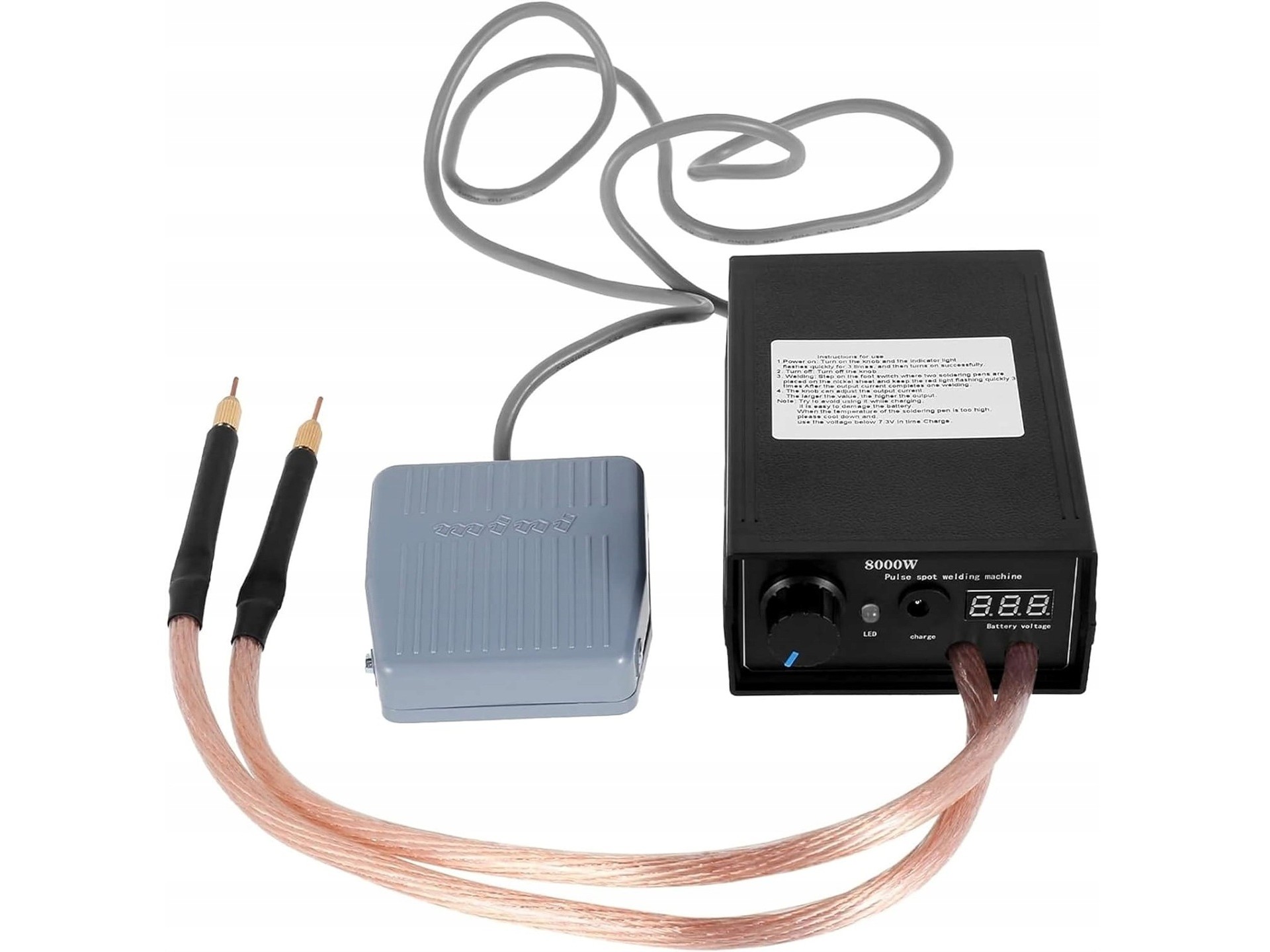 Punktschweissgerät 8000W Spot Welder - tragbare Schweissstation mit Fussschalter – Bild 3