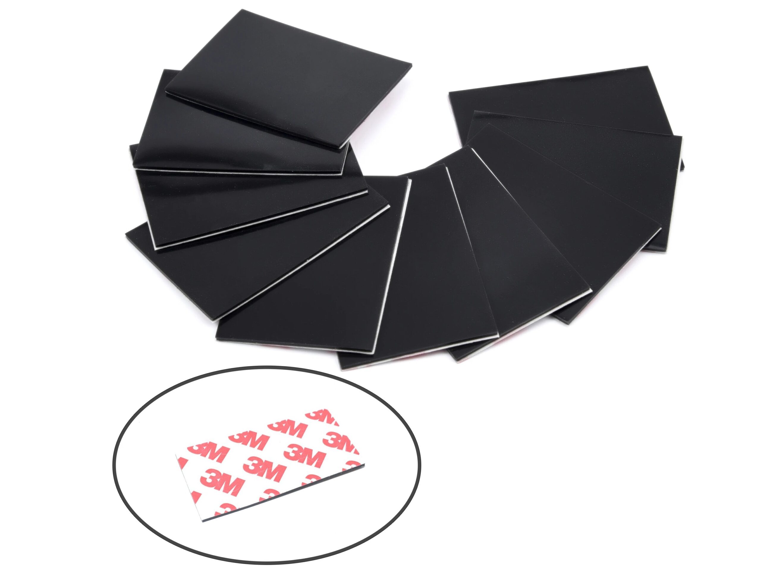 Anti-Rutsch Pads für Akku-Befestigung - 50x35x1mm - 10 Stück