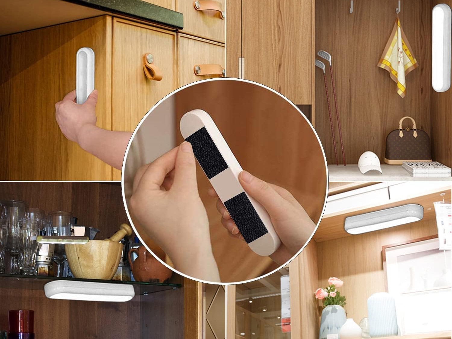 Selbstklebende Klett-Pads zur Akku-Befestigung - 10 Stück – Bild 3